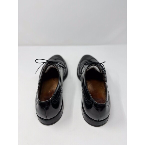 Allen Edmonds Mens Shoes Black Leather Lloyd Wingtip Oxford Derby Dress US 11.5 main image 8